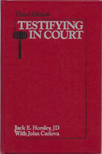 Testifying in Court A Guide for Physicians