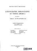 Ethnographic Bibliography of North America. 4th Edition. Far West and Pacific Coast