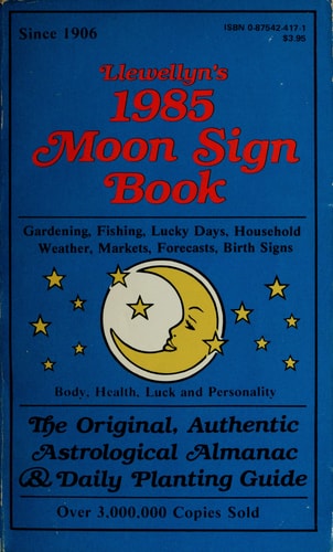Llewellyn's Moon Sign Book, 1985