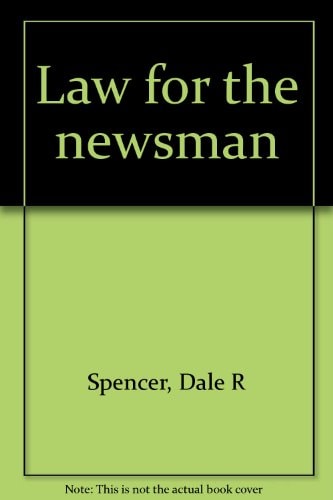 Law for the newsman