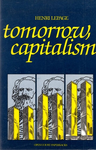Tomorrow, Capitalism The Economics of Economic Freedom