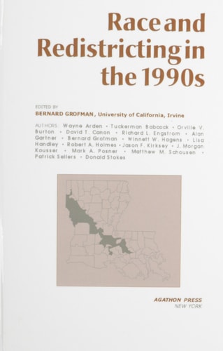 Race and Redistricting in the 1990s (Agathon Series on Representation)