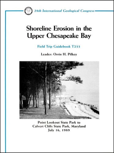 Shoreline Erosion in the Upper Chesapeake Bay Point Lookout State Park to Calvert Cliffs State Park, Maryland, July 16, 1989