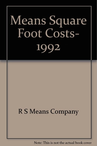 Means Square Foot Costs, 1992