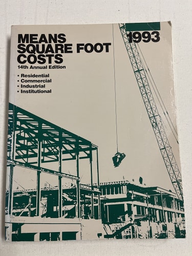 Means Square Foot Costs, 1993