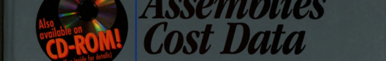 Means Assemblies Cost Data 2001