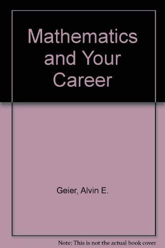 Mathematics and Your Career