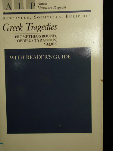 Greek Tragedies Prometheus Bound, Oedipus Tyrannus, Medea