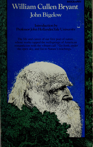William Cullen Bryant (American men and women of letters series)