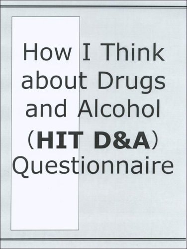 HIT D&a-How I Think about Drugs and Alcohol Questionnaire, Packet of 20 Questionnaires