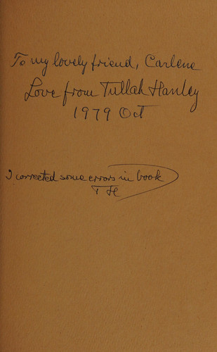 Love of Art & Art of Love Tullah Hanley's Autobiography : an Educational Book, According to the Gospel of Tullah