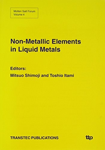 Non-metallic Elements in Liquid Metals