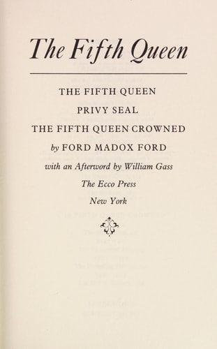 Edition published by Ecco Pr
