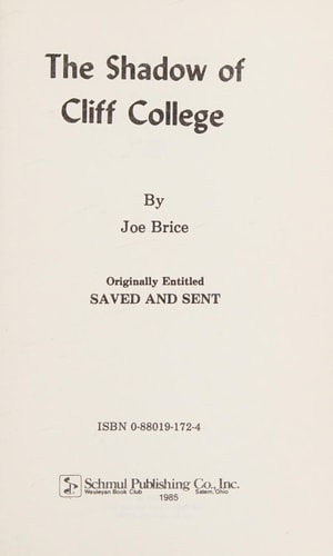 The Shadow of Cliff College