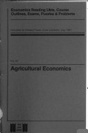 Agricultural Economics
