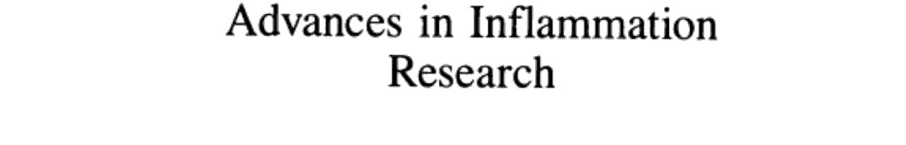 Advances in Inflammation Research