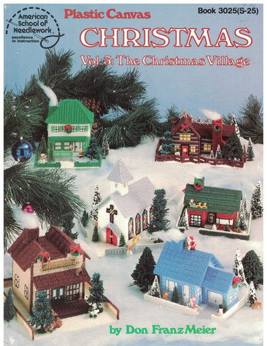 Plastic Canvas Christmas: The Christmas village