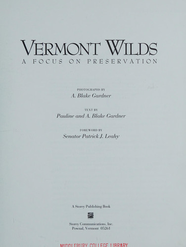 Vermont Wilds A Focus on Preservation