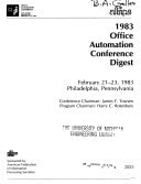 1983 Office Automation Conference Digest Conference Held Feb 23-26