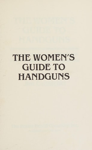 Women's Guide to Handguns