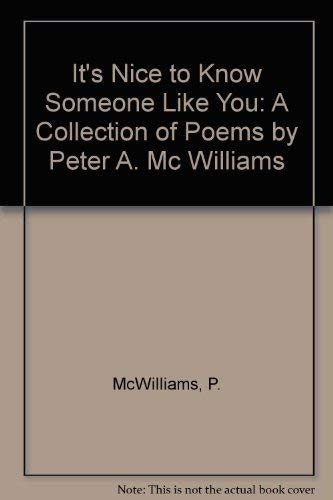 The It's Nice to Know Someone Like You