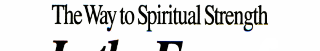 In the face of temptation: the way to spiritual strength