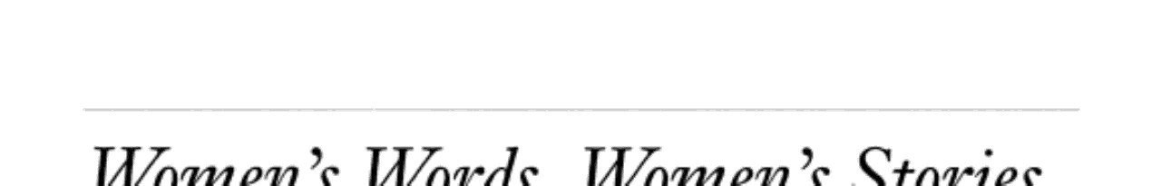 Women's Words, Women's Stories An American Daybook