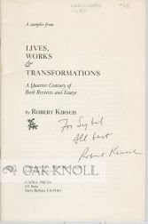 Lives, Works and Transformations : A Quarter Century of Book Reviews and Essays