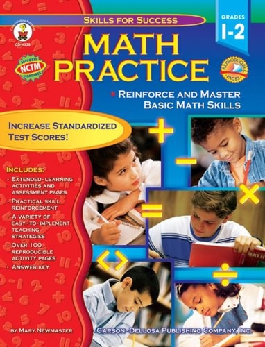 Math Practice, Grades 1 - 2 Reinforce and Master Basic Math Skills