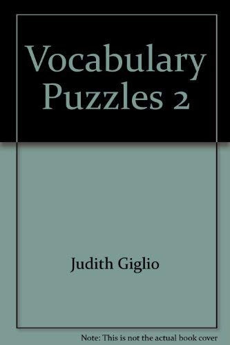 Vocabulary Puzzles 2
