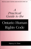 A Practical Guide to the Ontario Human Rights Code