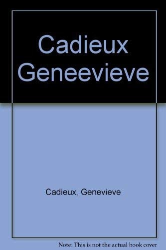 Geneviève Cadieux : Morris and Helen Belkin Art Gallery, Vancouver, 16.4. - 13.6.1999 ; Art Gallery of Hamilton, 20.1. - 27.2.2000 ; Musée des beaux-arts de Montréal / - The Montreal Museum of Fine Arts, 6.5. - 2.7.2000