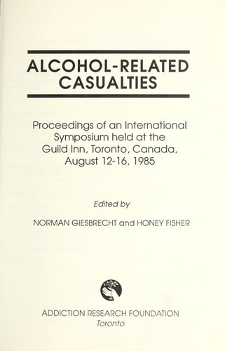 Alcohol-Related Casualties: Proceedings