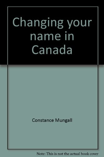 Changing Your Name in Canada