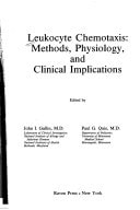 Leukocyte chemotaxis: Methods, physiology, and clinical implications (Kroc Foundation series ; v. 9)