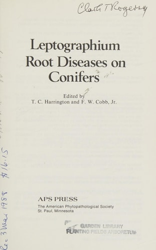 Leptographium Root Disease on Conifers