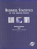 Business Statistics of the United States: 2001