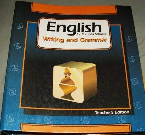 English for Christian Schools 3 Writing and Grammar