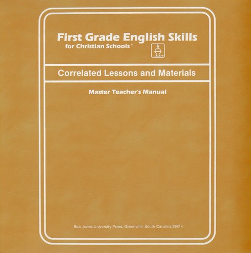 First Grade English Skills for Christian Schools