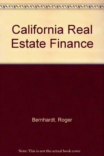 California Real Estate Finance