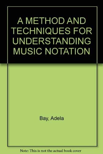 A method and techniques for understanding music notation