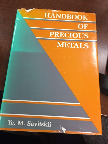 Handbook of Precious Metals