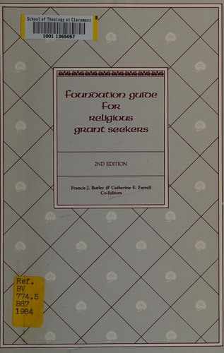 Foundation Guide for Religious Grant Seekers