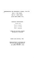 Representation and Development in Brazil, 1972-1973