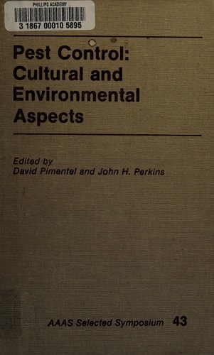 Pest Control: Cultural And Environmental Aspects