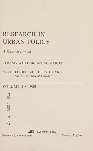 Coping with Urban Austerity