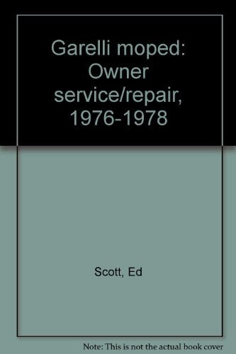 Garelli Moped Owner Service/repair, 1976-1978