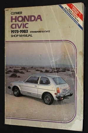 Honda Civic Service-Repair Handbook, 1973-1977
