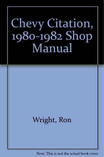 Chevy Citation 1980 Shop Manual