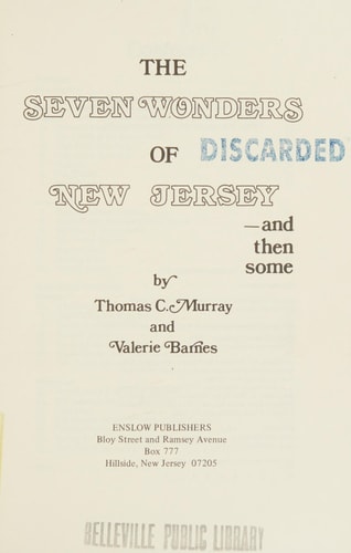 The Seven Wonders of New Jersey--and Then Some